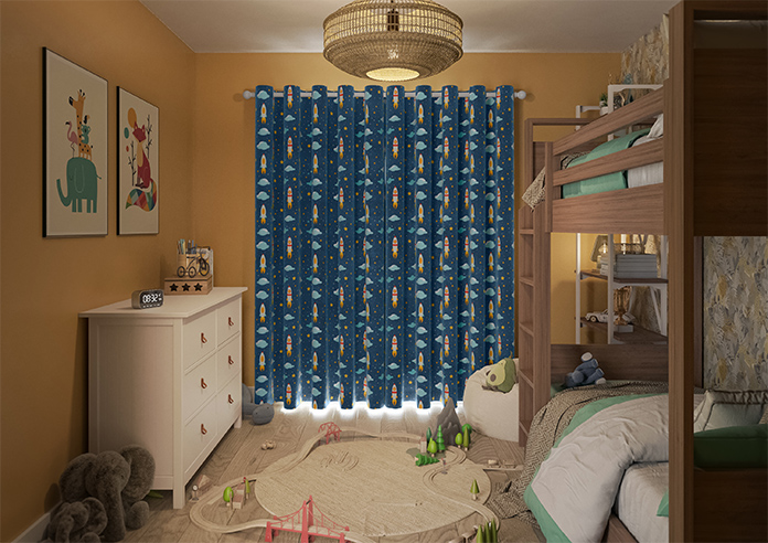 Blast Off, Spacebound - Made to Measure Curtains - Image 15